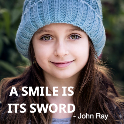 A SMILE IS ITS SWORD