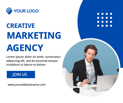 Creative marketing agency Facebook post design