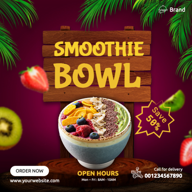 Nourish Your Body with Delicious Fresh Smoothie Bowls