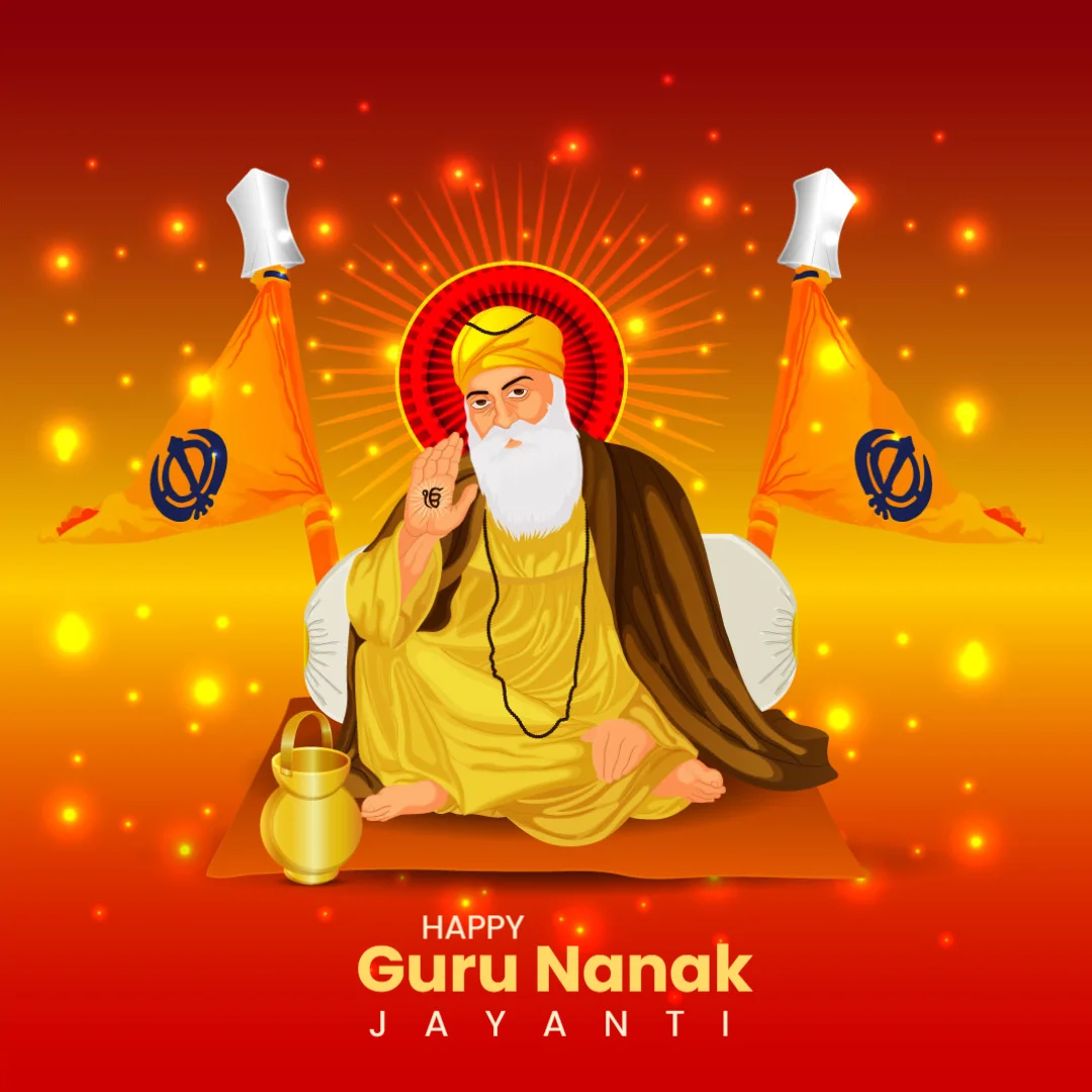 Create Free Guru Nanak Jayanti Social Media Poster