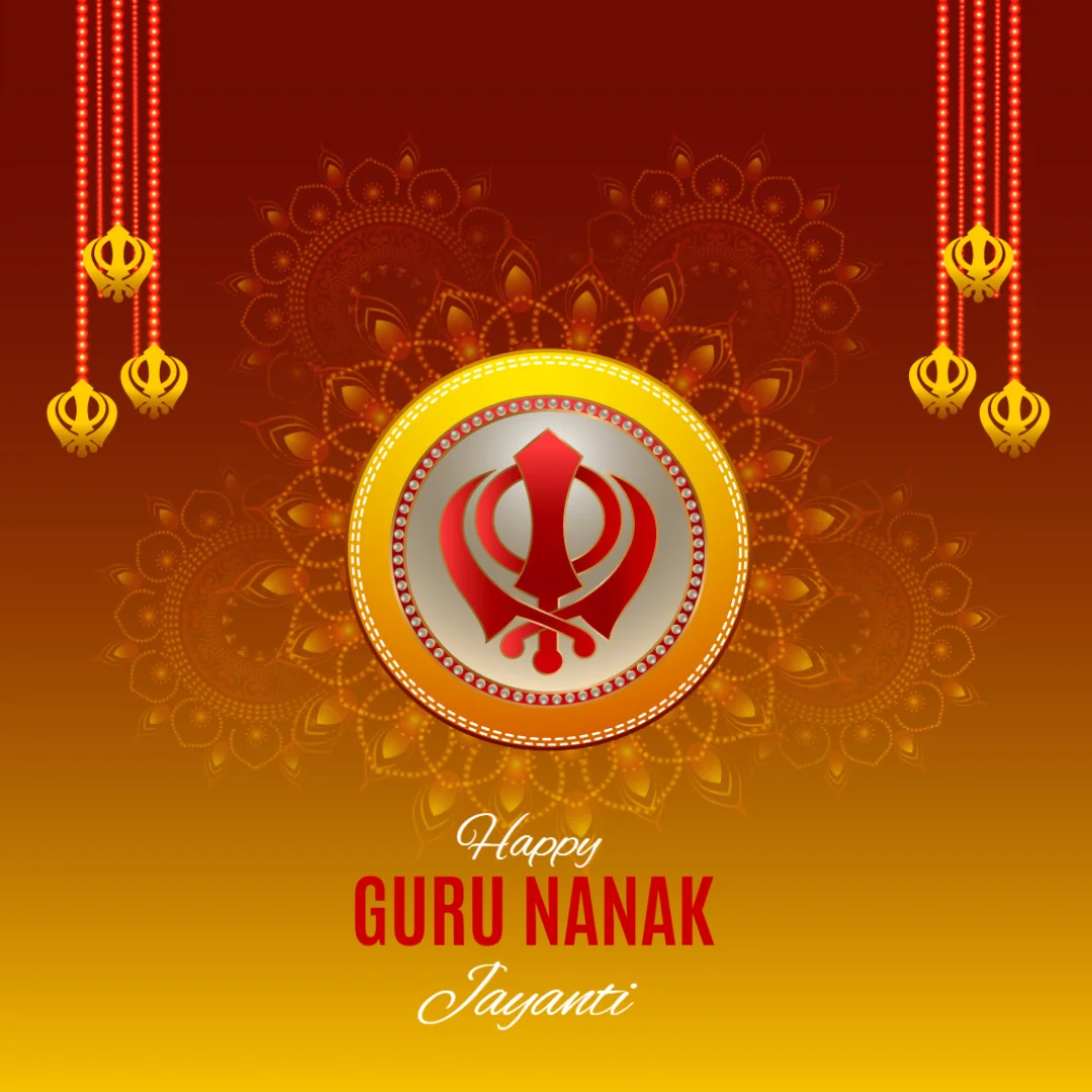 Create a Guru Nanak Jayanti greeting card online for free.