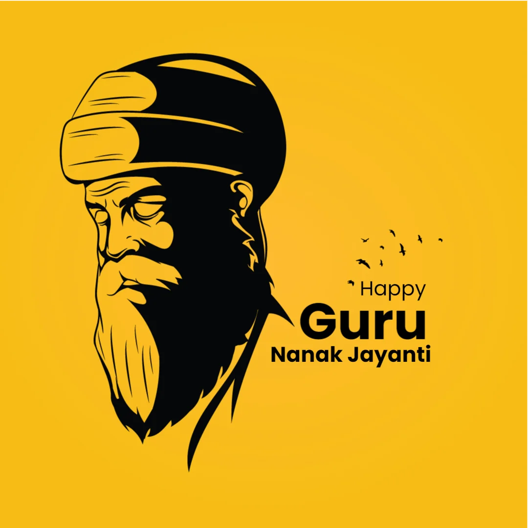 Generate a Guru Nanak Jayanti greeting card online at no expense.