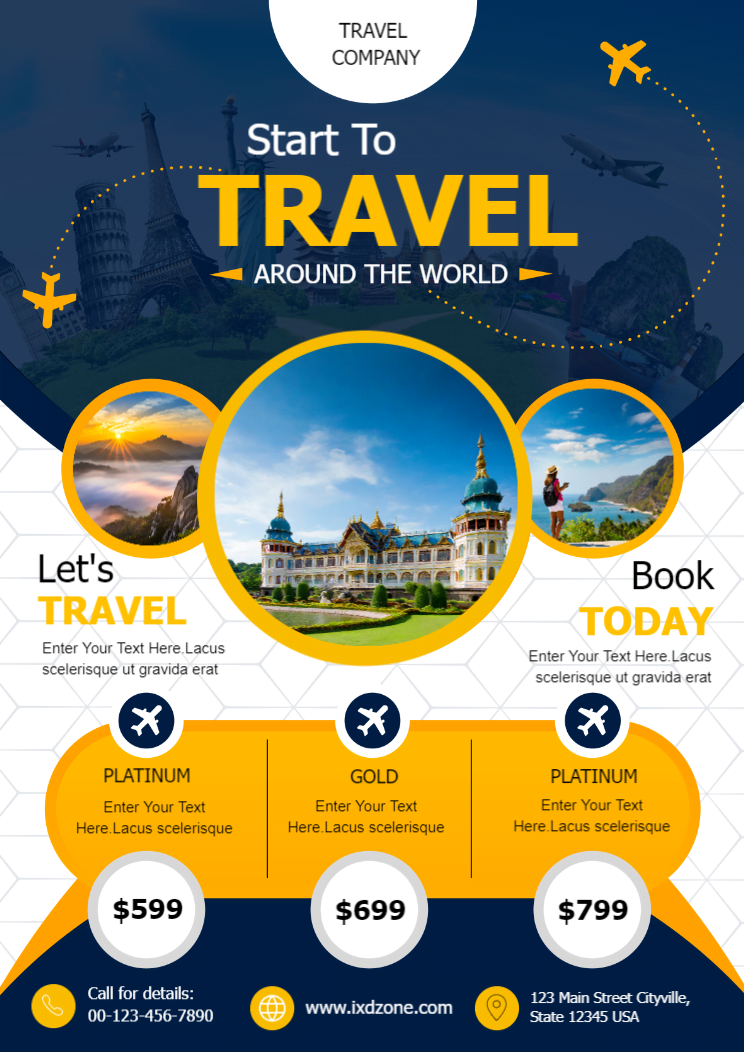 Explore the World Your Way: Customize and Print Your Travel Flyer Online