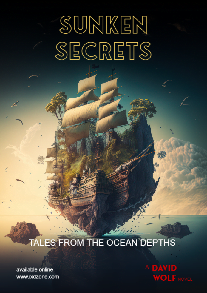 Create and Print Your Custom 'Sunken Secrets' Book Cover