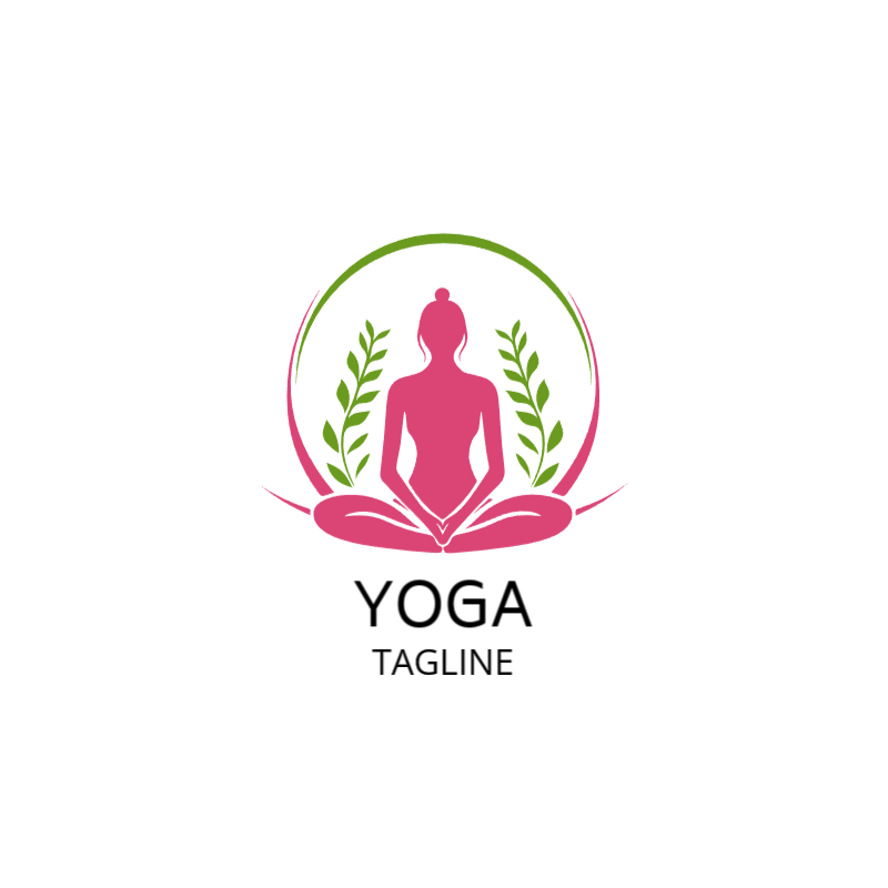 Create a Gorgeous Girl in Yoga Position Logo in a Few Steps