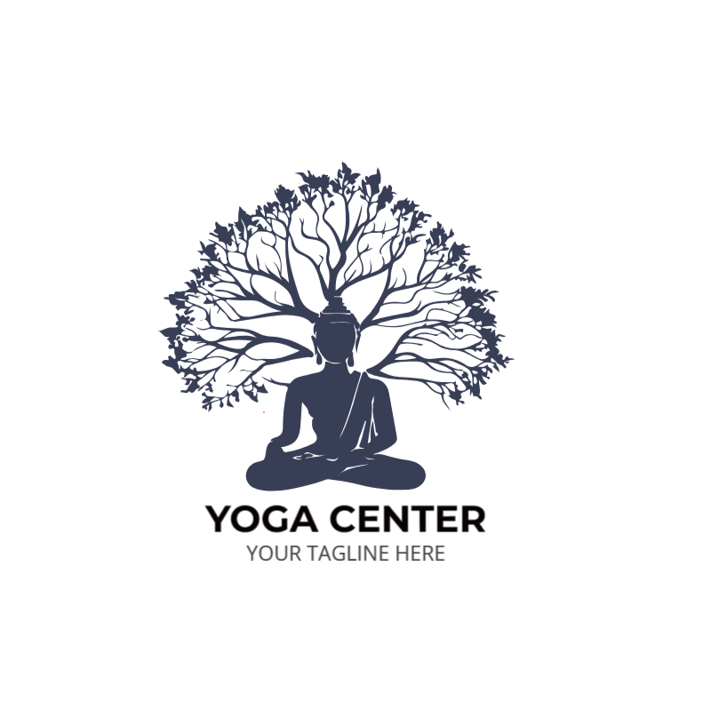 Customize and Download a Stunning Yoga Logo with Lord Buddha